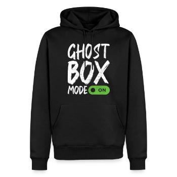 Paranormaler Ermittler Geister Jagen - Männer Premium Bio Hoodie - Schwarz - Vorne - Nico (187cm)