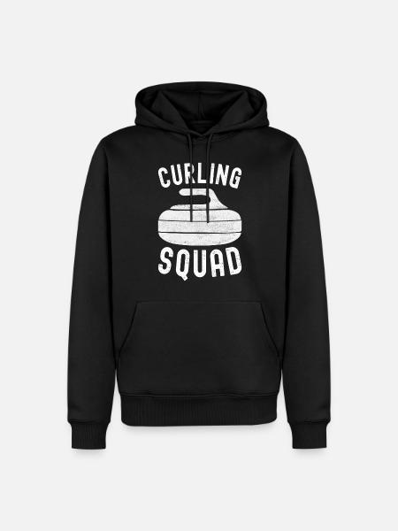 Curling Curling Players - Men’s Premium Organic Hoodie - black
