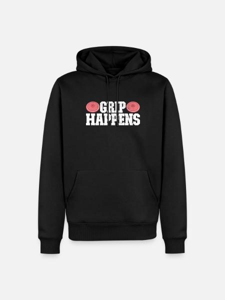 Discus thrower discus throw - Men’s Premium Organic Hoodie - black