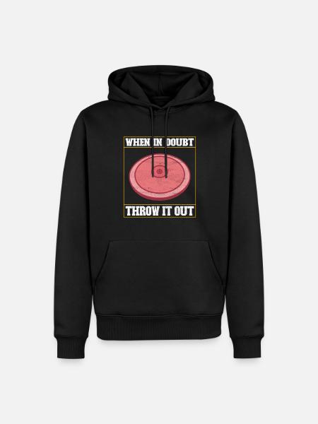 Discus thrower discus throw - Men’s Premium Organic Hoodie - black