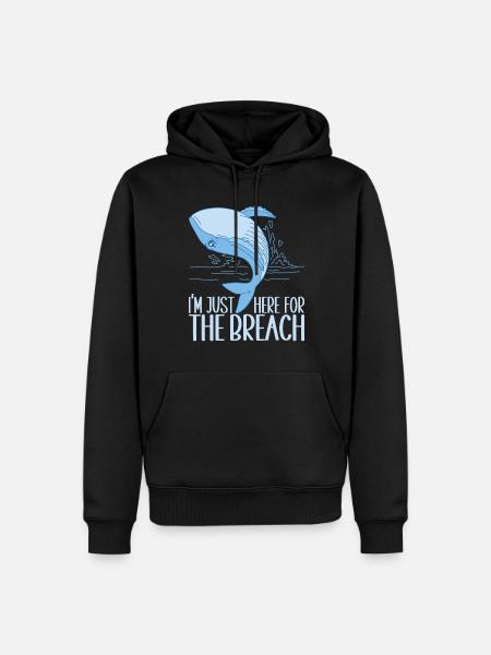 Whales Whale - Men’s Premium Organic Hoodie - black