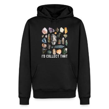 Geologist Geology - Men’s Premium Organic Hoodie - black - Front - Nico (187cm)
