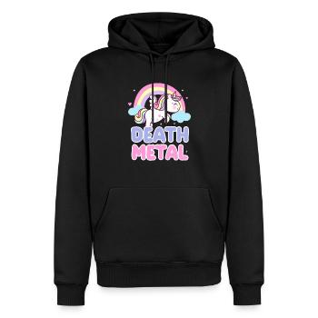 Cadeau de Festival de musique Death Metal - Sweat à capuche Premium bio Homme - noir - Devant - Nico (187cm)