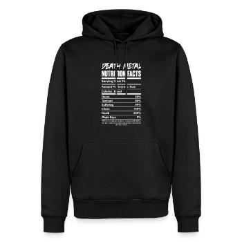 Cadeau de Festival de musique Death Metal - Sweat à capuche Premium bio Homme - noir - Devant - Nico (187cm)