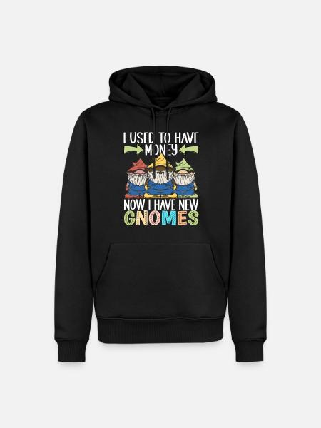 Gartenzwerge Gartenarbeit - Männer Premium Bio Hoodie - Schwarz