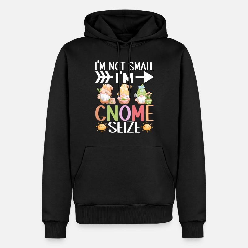 Gartenzwerge Gartenarbeit - Männer Premium Bio Hoodie - Schwarz