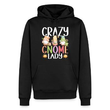 Nains de jardin Jardinage - Sweat à capuche Premium bio Homme - noir - Devant - Nico (187cm)