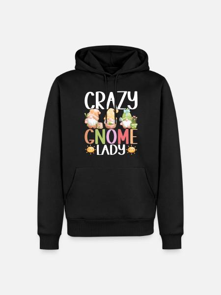Gartenzwerge Gartenarbeit - Männer Premium Bio Hoodie - Schwarz