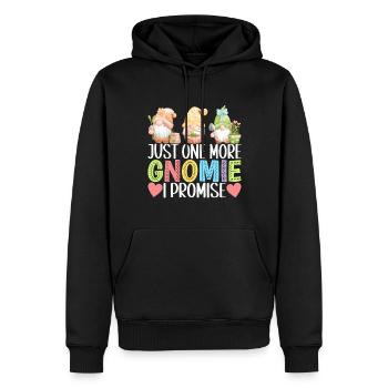 Nains de jardin Jardinage - Sweat à capuche Premium bio Homme - noir - Devant - Nico (187cm)