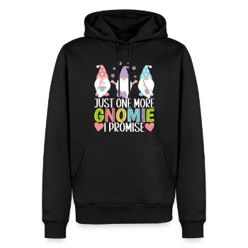 Nains de jardin Jardinage - Sweat à capuche Premium bio Homme - noir - Devant - Nico (187cm)