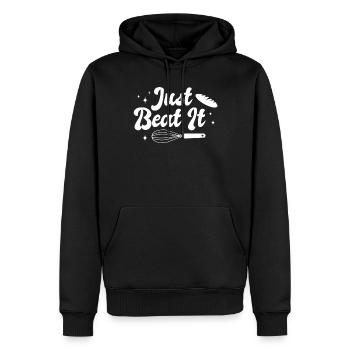 Baker Bakery Bakery Baking Gift - Men’s Premium Organic Hoodie - black - Front - Nico (187cm)