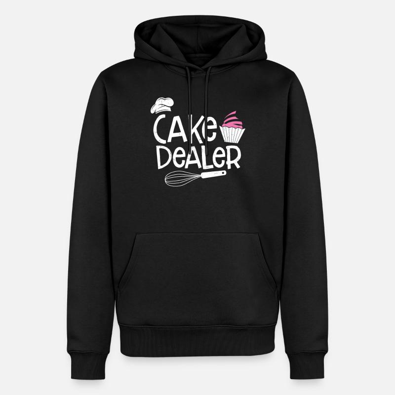 Cupcake - Sweat à capuche Premium bio Homme - noir