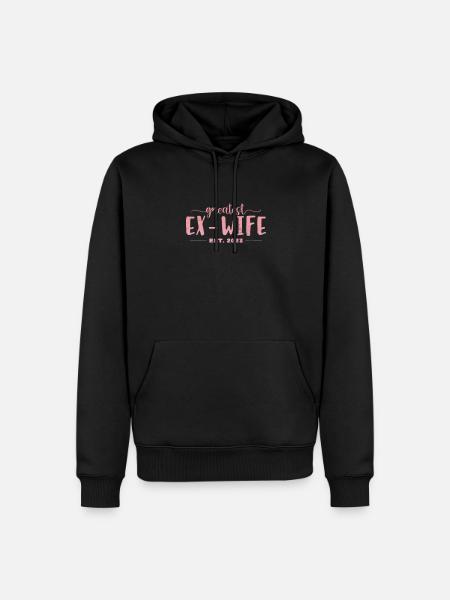 Divorce - Men’s Premium Organic Hoodie - black