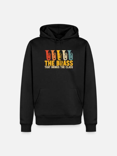 Tuba Tubist - Men’s Premium Organic Hoodie - black