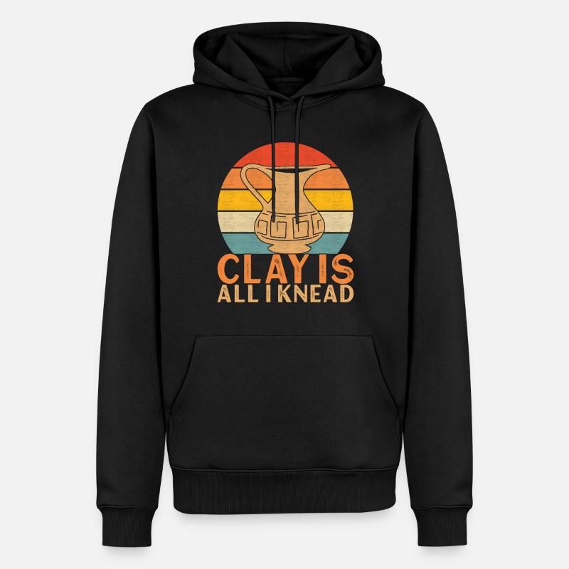 Töpfern Töpfer - Männer Premium Bio Hoodie - Schwarz