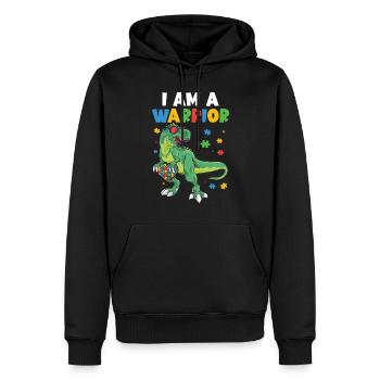 Autismus Awareness Day Autist Geschenk - Männer Premium Bio Hoodie - Schwarz - Vorne - Nico (187cm)