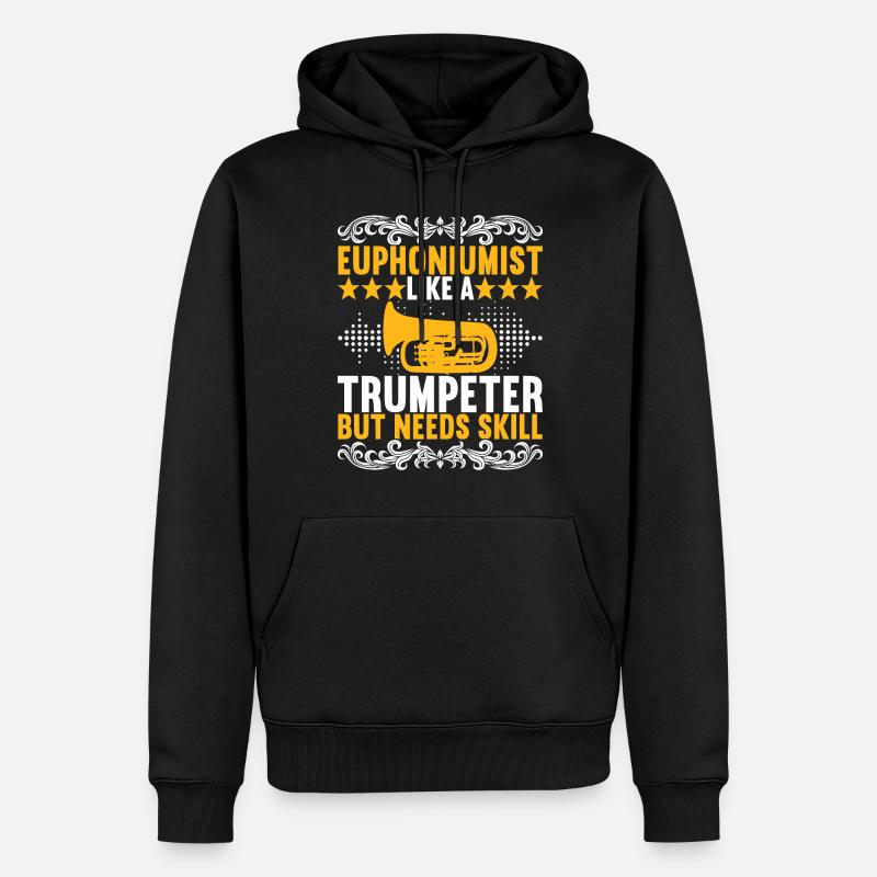 Euphonium Euphoniumspieler - Männer Premium Bio Hoodie - Schwarz