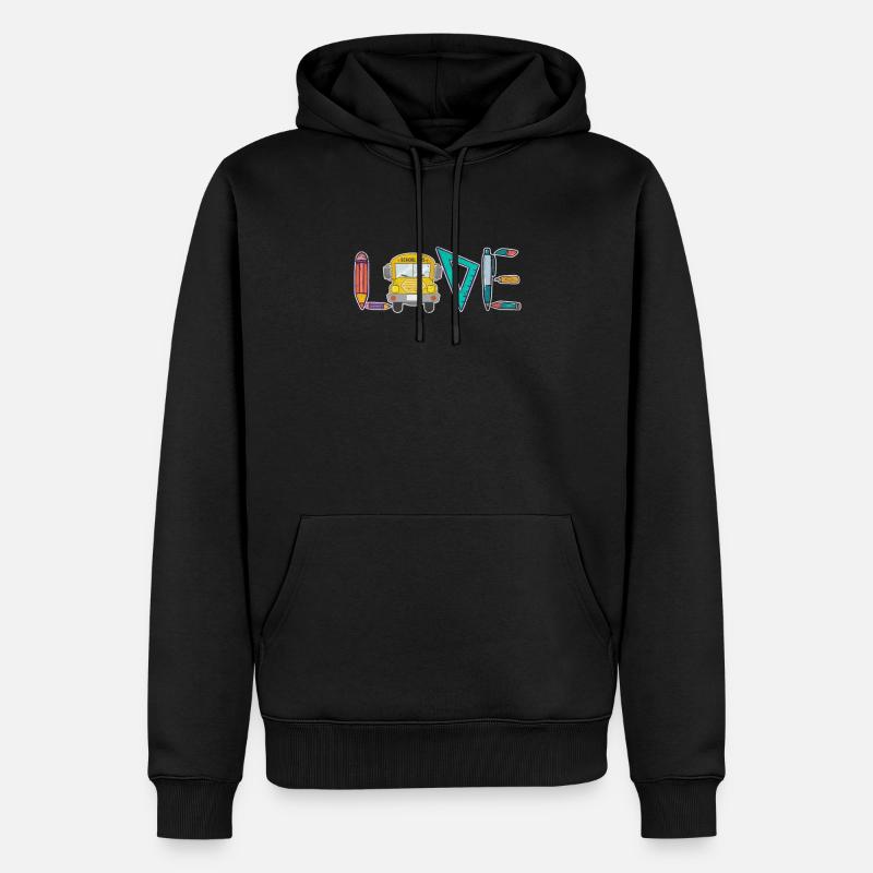 Busfahrer - Männer Premium Bio Hoodie - Schwarz