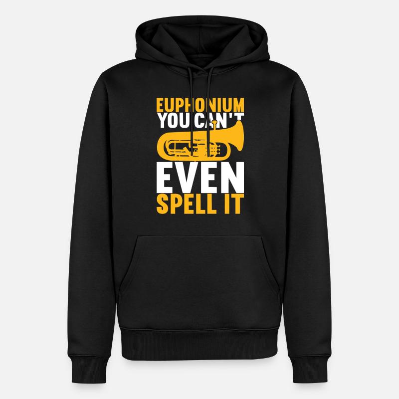Euphonium Euphonist - Männer Premium Bio Hoodie - Schwarz