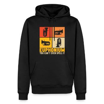 Euphonium Euphonist - Männer Premium Bio Hoodie - Schwarz - Vorne - Nico (187cm)