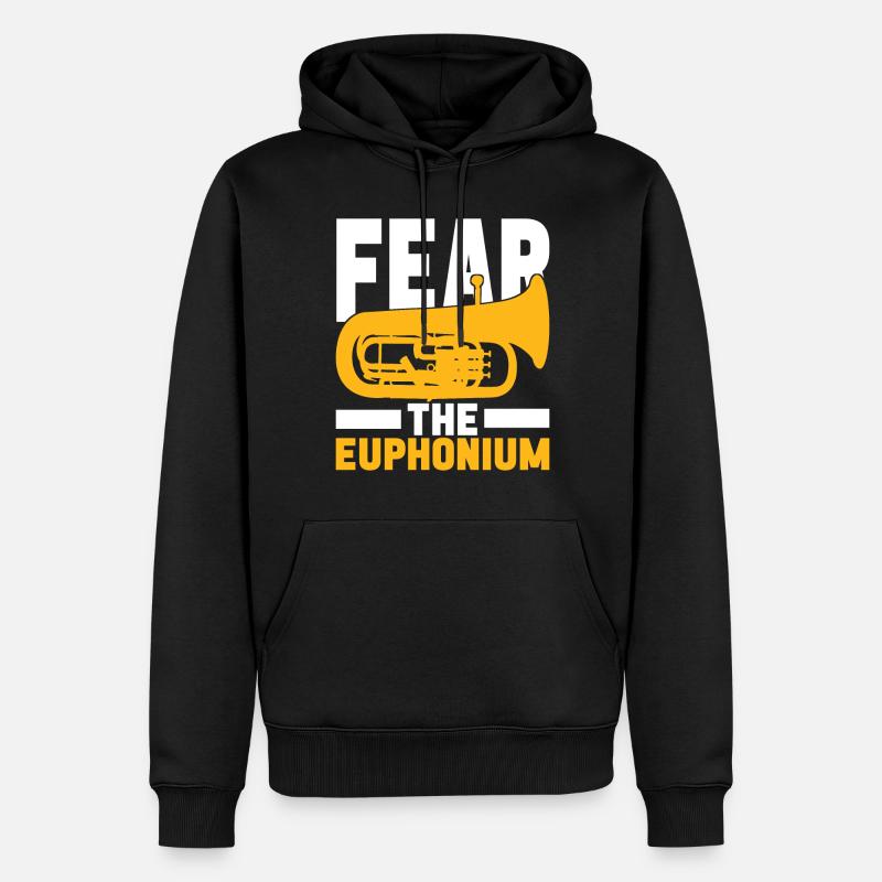 Euphonium Euphoniste - Sweat à capuche Premium bio Homme - noir