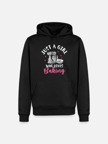 Cupcake Muffin Baking Gift - Men’s Premium Organic Hoodie - black
