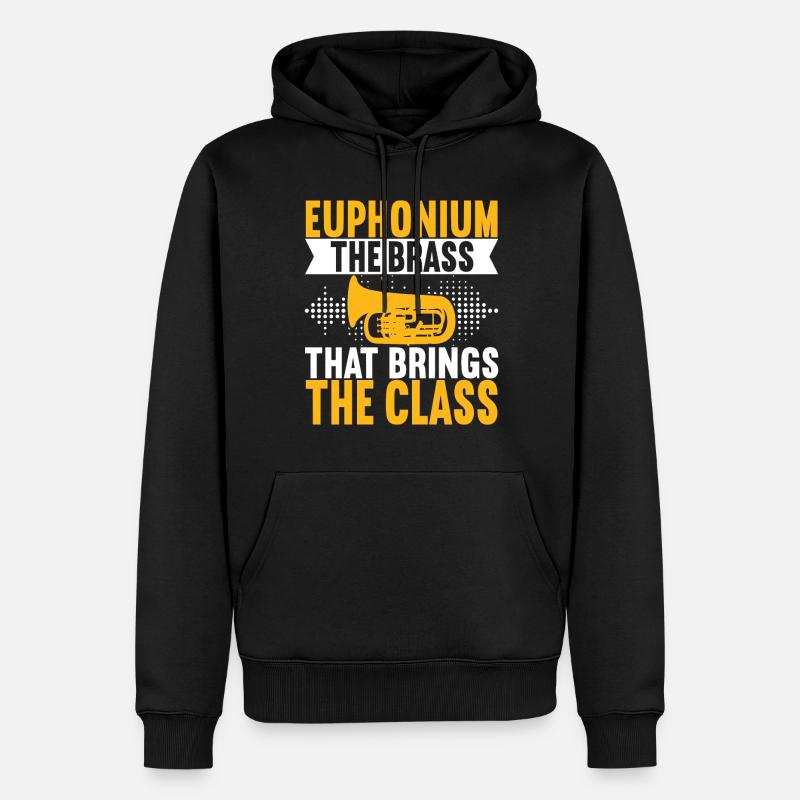 Euphonium Euphoniumspieler - Männer Premium Bio Hoodie - Schwarz