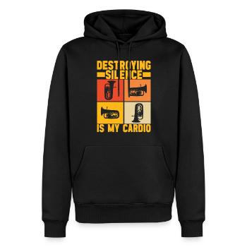 Euphonium Euphoniumspieler - Männer Premium Bio Hoodie - Schwarz - Vorne - Nico (187cm)