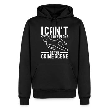 Forensik Forensiker - Männer Premium Bio Hoodie - Schwarz - Vorne - Nico (187cm)