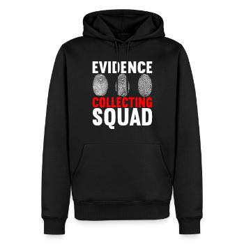 Forensik Forensiker - Männer Premium Bio Hoodie - Schwarz - Vorne - Nico (187cm)