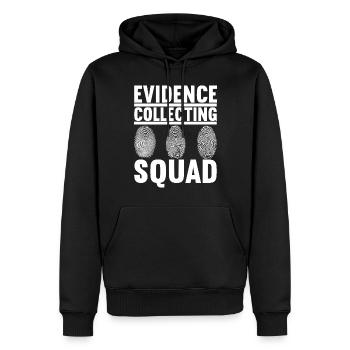 Forensik Forensiker - Männer Premium Bio Hoodie - Schwarz - Vorne - Nico (187cm)