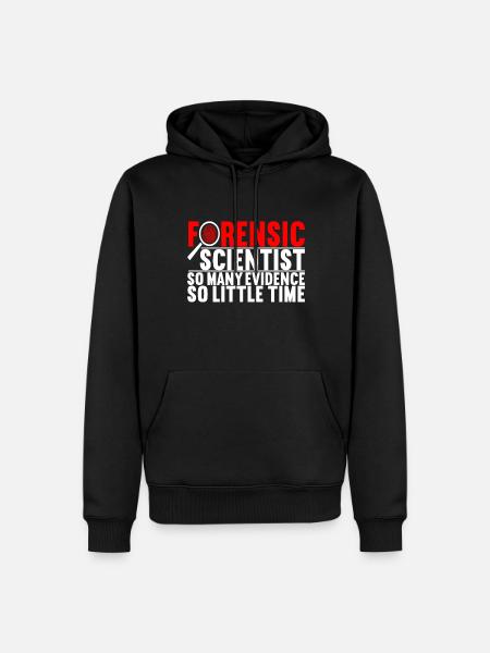 Forensics Forensic Scientist - Men’s Premium Organic Hoodie - black
