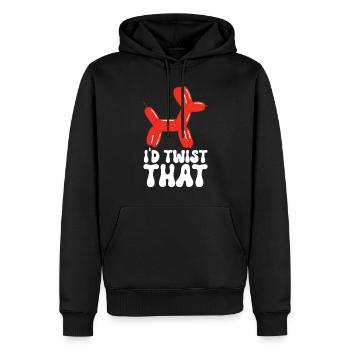Ballontier Balloon Twisting - Männer Premium Bio Hoodie - Schwarz - Vorne - Nico (187cm)
