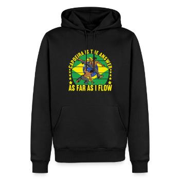 Capoeira Capoeirista - Männer Premium Bio Hoodie - Schwarz - Vorne - Nico (187cm)