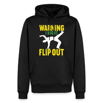 Capoeira Capoeirista - Männer Premium Bio Hoodie - Schwarz - Vorne - Nico (187cm)