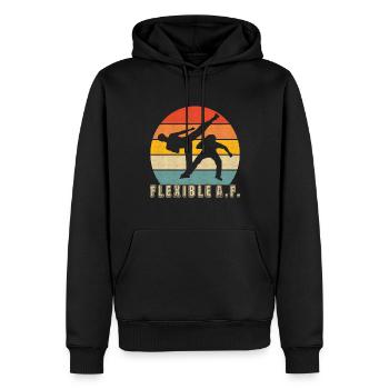 Capoeira Capoeirista - Männer Premium Bio Hoodie - Schwarz - Vorne - Nico (187cm)
