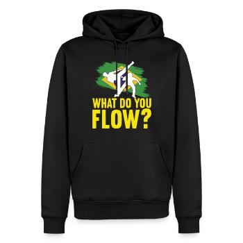 Capoeira Capoeirista - Männer Premium Bio Hoodie - Schwarz - Vorne - Nico (187cm)