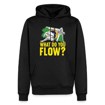 Capoeira Capoeirista - Männer Premium Bio Hoodie - Schwarz - Vorne - Nico (187cm)