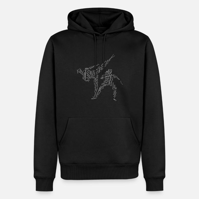 Capoeira Capoeirista - Sweat à capuche Premium bio Homme - noir