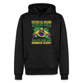 Capoeira Capoeirista - Männer Premium Bio Hoodie - Schwarz - Vorne - Nico (187cm)