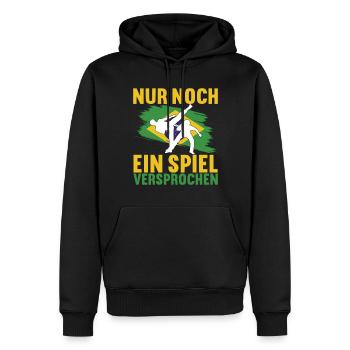 Capoeira Capoeirista - Sweat à capuche Premium bio Homme - noir - Devant - Nico (187cm)