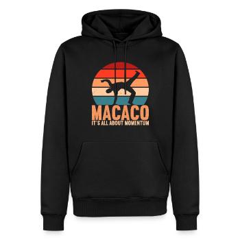 Capoeira Capoeirista - Männer Premium Bio Hoodie - Schwarz - Vorne - Nico (187cm)