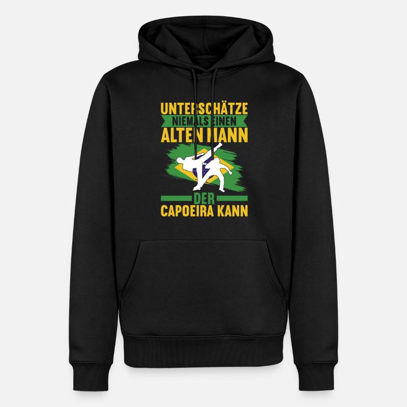 Capoeira Capoeirista - Sweat à capuche Premium bio Homme - noir