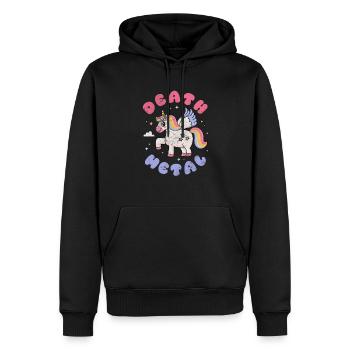 Death Metal - Männer Premium Bio Hoodie - Schwarz - Vorne - Nico (187cm)