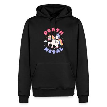 Cadeau de Festival de musique Death Metal - Sweat à capuche Premium bio Homme - noir - Devant - Nico (187cm)