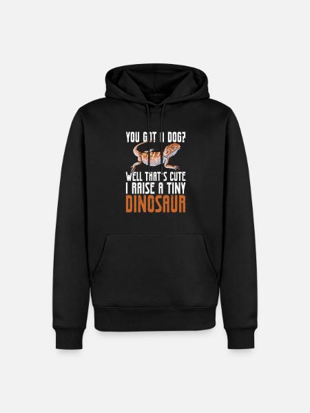 Gecko Salamander Lizard Reptile Gift - Men’s Premium Organic Hoodie - black