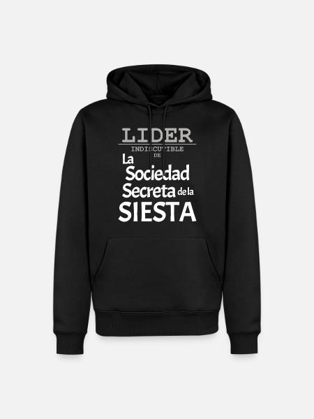 ANFÜHRER der Nap-Geheimgesellschaft - Männer Premium Bio Hoodie - Schwarz