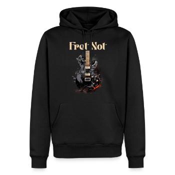 Ärgern Sie sich nicht lustig Zitat Gitarrenlehrer - Männer Premium Bio Hoodie - Schwarz - Vorne - Nico (187cm)