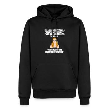 Conspiracy Conspiracy Theory Gift - Men’s Premium Organic Hoodie - black - Front - Nico (187cm)