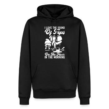 Stepptanz Stepptänzer - Männer Premium Bio Hoodie - Schwarz - Vorne - Nico (187cm)